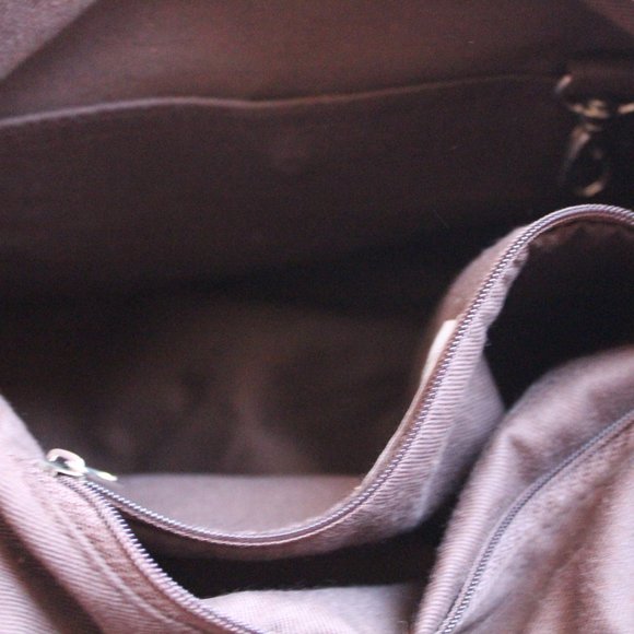 Brown Paper Straw w/ beige Wood Trim and leather , Satchel Shoulder Bag - Picture 3 of 7